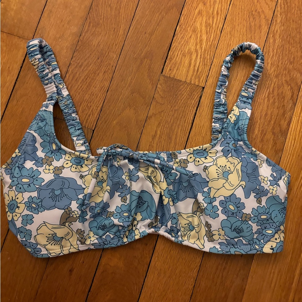 Shein Floral Bikini Top